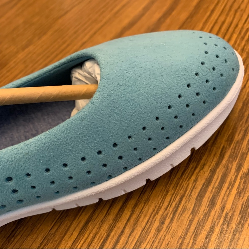 NWT CLARKS Women’s Cloudsteppers AllenaSea Aqua Flat Loafers - Picture 6 of 7